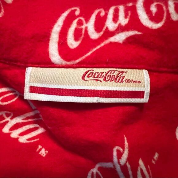 3 for $30! Coca Cola brand pj flannel top - Picture 4 of 11